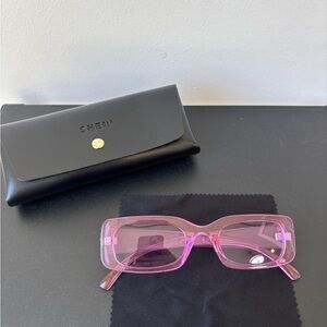 SHEIN Pink Sunglasses